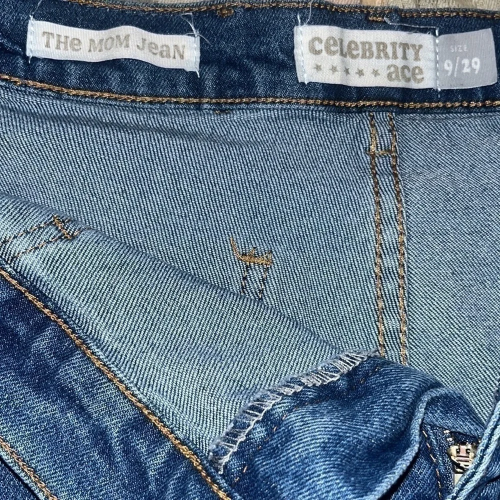 Celebrity Ace Blue Wash The MomsCargo Pocket Jeans - Picture 8 of 10